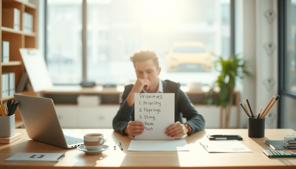 تحديد الأولويات
