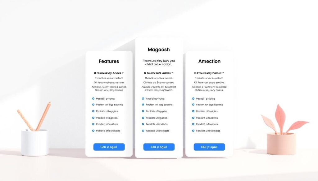 A high-quality, detailed illustration of Magoosh's pricing plans and subscription options. The image should feature a clean, modern layout with a prominent display of the various plan tiers, including features, benefits, and pricing details. The background should have a professional, corporate feel, with subtle textures and gradients to create depth and visual interest. The overall composition should be well-balanced, with the pricing information as the focal point, surrounded by subtle design elements that reinforce the Magoosh brand and convey a sense of value and reliability. Lighting should be soft and directional, with shadows and highlights accentuating the key information. The image should have a subtle, muted color palette that aligns with Magoosh's branding. A high-quality, detailed illustration of Magoosh's pricing plans and subscription options. The image should feature a clean, modern layout with a prominent display of the various plan tiers, including features, benefits, and pricing details. The background should have a professional, corporate feel, with subtle textures and gradients to create depth and visual interest. The overall composition should be well-balanced, with the pricing information as the focal point, surrounded by subtle design elements that reinforce the Magoosh brand and convey a sense of value and reliability. Lighting should be soft and directional, with shadows and highlights accentuating the key information. The image should have a subtle, muted color palette that aligns with Magoosh's branding.