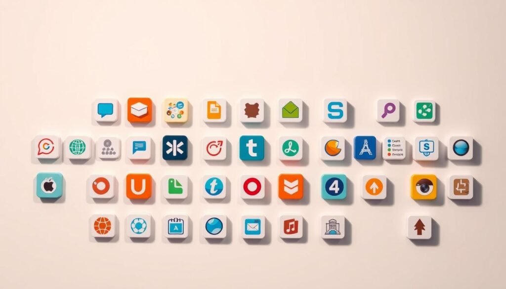 An array of online course icons, representing Udacity's diverse educational offerings, arranged in a grid-like layout. The icons are clean, vibrant, and distinct, each capturing the essence of a different subject or discipline, from coding and data science to business and creative pursuits. The background is a soft, neutral tone, allowing the course offerings to take center stage. Crisp lighting casts shadows that add depth and dimensionality to the composition, creating a sense of balance and harmony. The overall impression is one of a comprehensive, high-quality learning platform, inviting the viewer to explore the breadth of Udacity's course catalog.