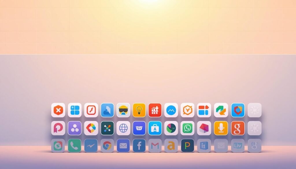 A modern and minimalist illustration depicting the top software tool categories available on DealMirror. In the foreground, a clean grid layout showcases various colorful app icons representing different tool types such as productivity, finance, design, and development. The middle ground features a subtle gradient background in soft, muted tones that provide depth and a sense of cohesion. The background has a subtle grid pattern subtly hinting at the online platform's interface. The entire scene is lit by a warm, directional light source, creating gentle shadows and highlights that accentuate the simplicity and clarity of the composition. The overall mood is professional, inviting, and visually engaging, perfectly suited to highlight the diverse range of tools available on DealMirror. A modern and minimalist illustration depicting the top software tool categories available on DealMirror. In the foreground, a clean grid layout showcases various colorful app icons representing different tool types such as productivity, finance, design, and development. The middle ground features a subtle gradient background in soft, muted tones that provide depth and a sense of cohesion. The background has a subtle grid pattern subtly hinting at the online platform's interface. The entire scene is lit by a warm, directional light source, creating gentle shadows and highlights that accentuate the simplicity and clarity of the composition. The overall mood is professional, inviting, and visually engaging, perfectly suited to highlight the diverse range of tools available on DealMirror.