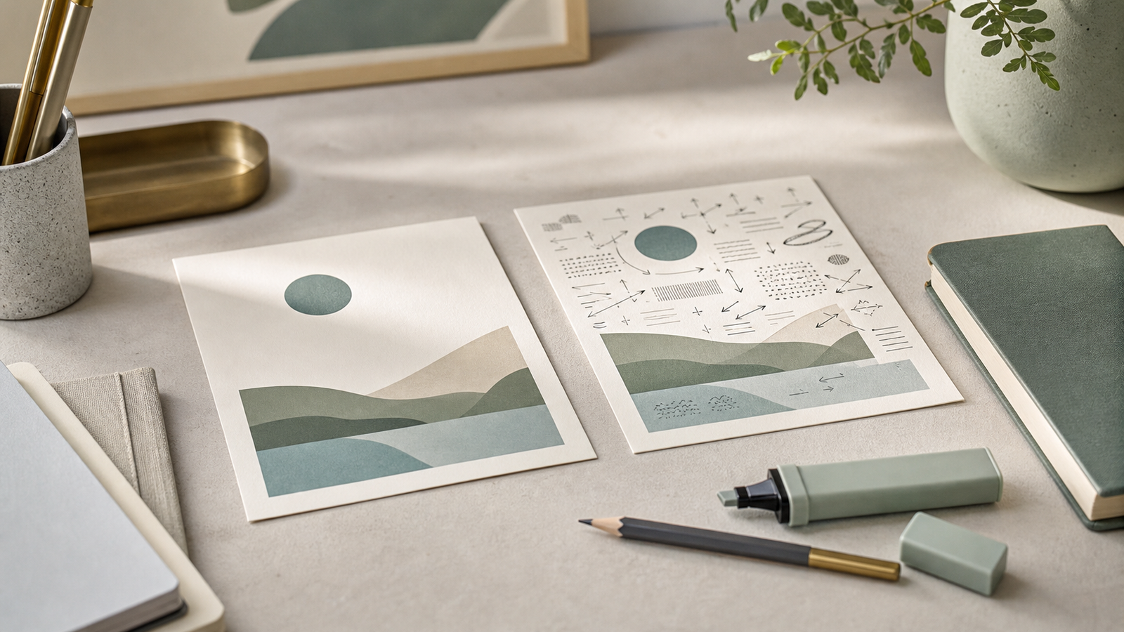 Deux versions de travail illustrant l’amélioration sans perfectionnisme